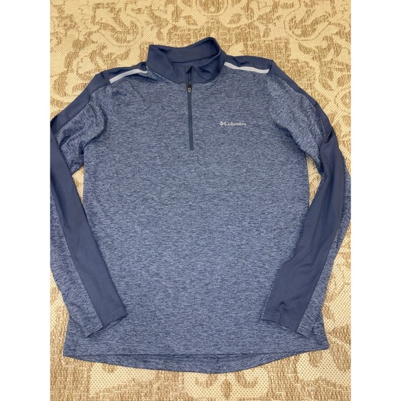 Columbia Lakefront Trail 1/4 Zip Long Sleeve Omni Shield Pullover - Men's Size M - Picture 1 of 10
